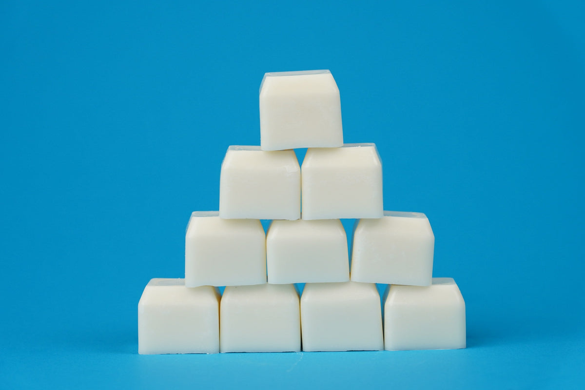 Melt Flight - stacked Radcliff wax melt cubes